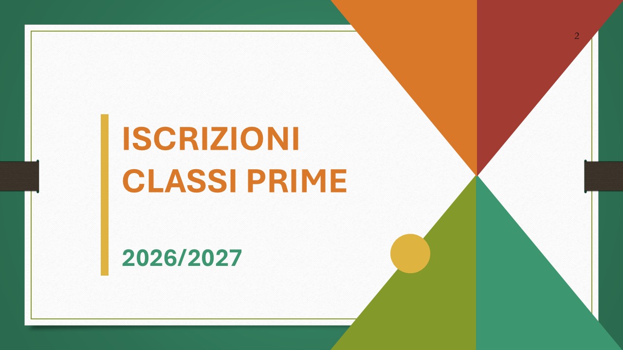 Iscrizione alle classi prime a.s. 2026/2027 - ADEMPIMENTI