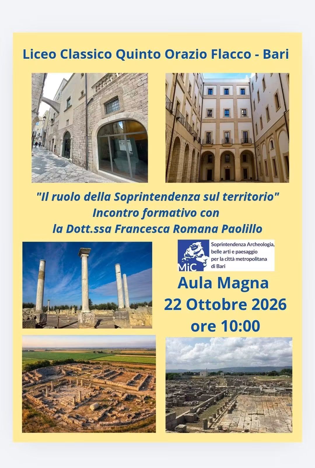 Il ruolo della Soprintendenza sul territorio - Incontro formativo